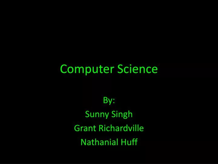 computer science