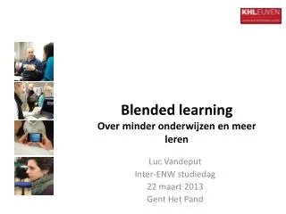 blended learning over minder onderwijzen en meer leren