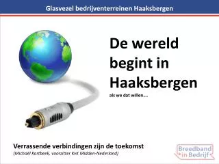 Glasvezel bedrijventerreinen Haaksbergen