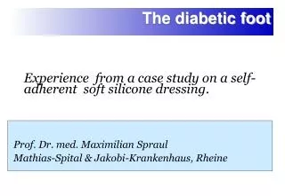 The diabetic foot