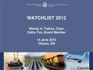 WATCHLIST 2012