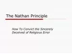 The Nathan Principle