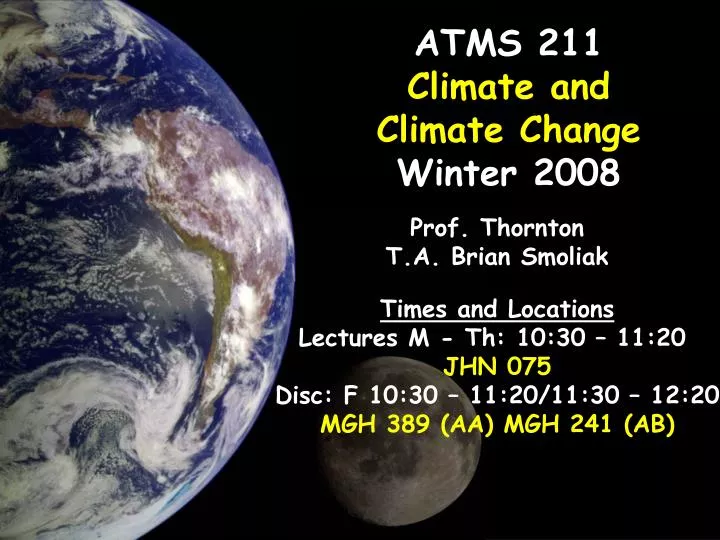 atms 211 climate and climate change winter 2008