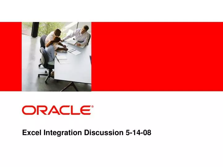 excel integration discussion 5 14 08