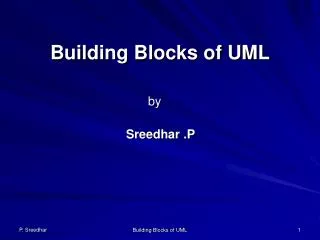 Building Blocks of UML