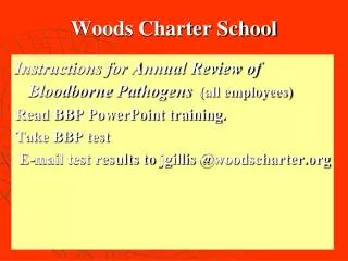 Woods Charter School