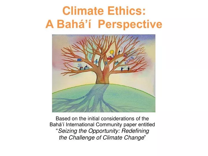 climate ethics a bah perspective