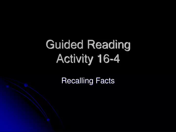 guided reading activity 16 4