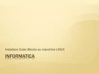 installare code blocks su macchine linux