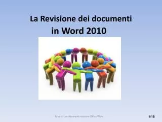 la revisione dei documenti