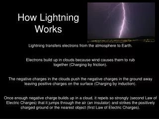 how lightning works