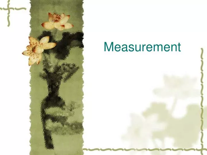 measurement