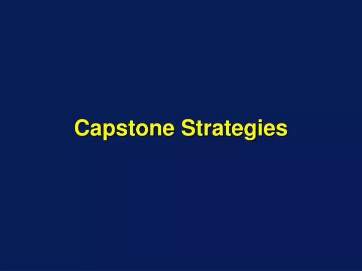 capstone strategies