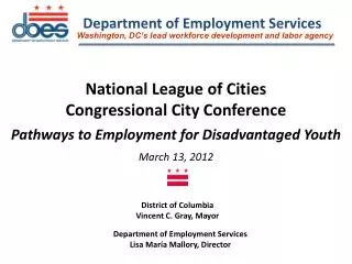 National League of Cities Congressional City Conference