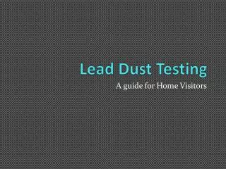 Lead Dust Testing