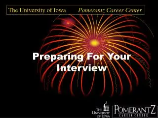 Preparing For Your Interview