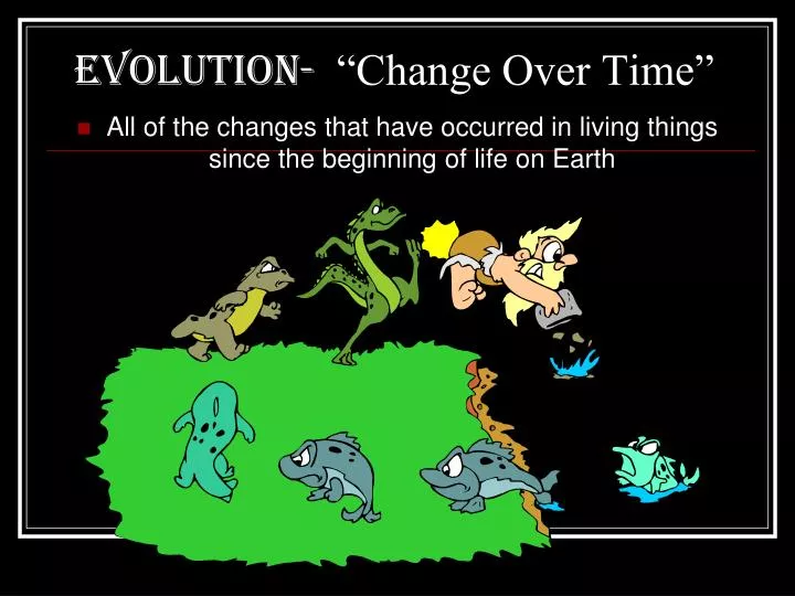 evolution change over time