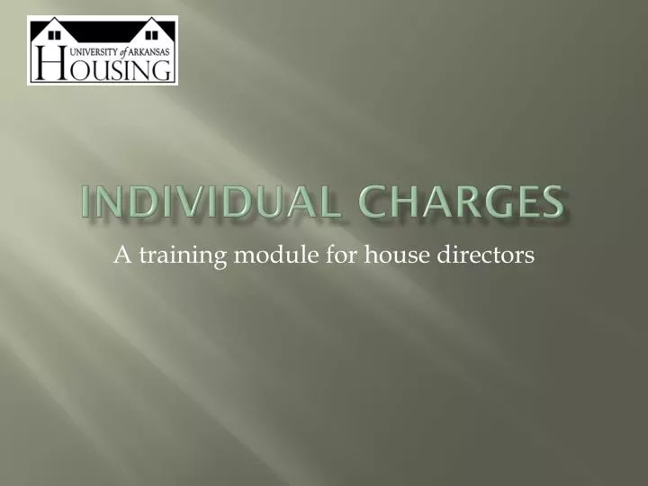 individual charges