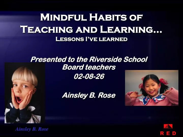 mindful habits of teaching and learning lessons i ve learned
