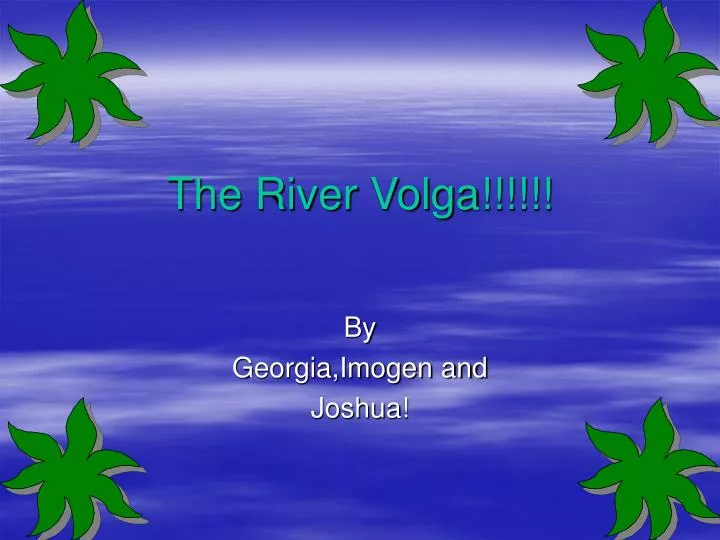the river volga