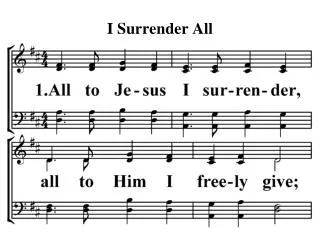 i surrender all