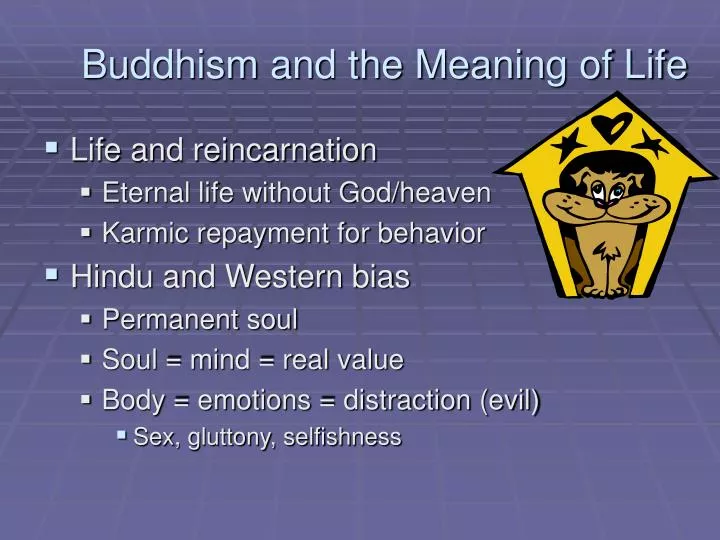buddhism and the meaning of life