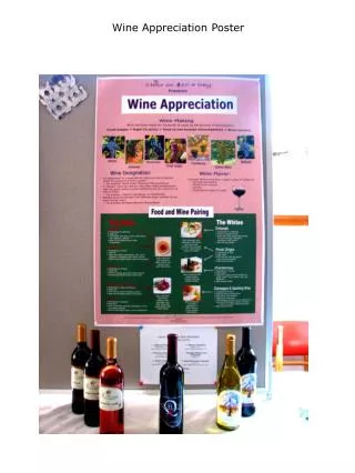 Wine Appreciation Poster