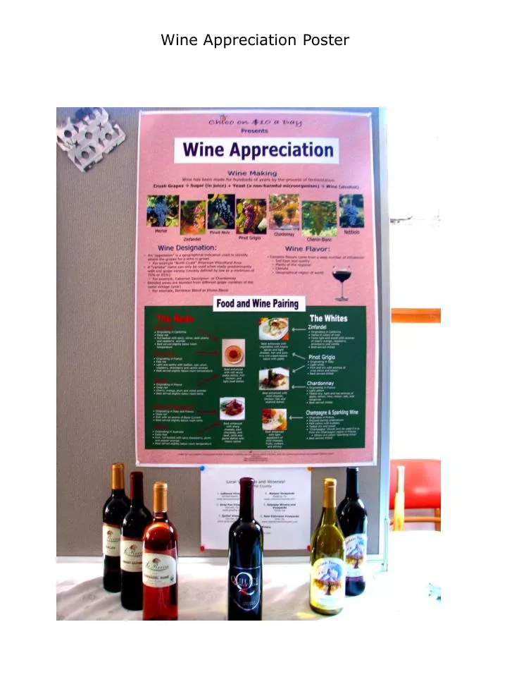 wine appreciation poster