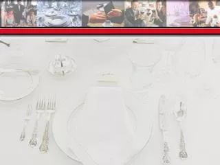 The Need for Formal Dining Etiquette