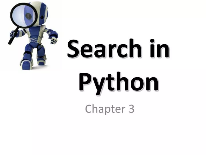 search in python