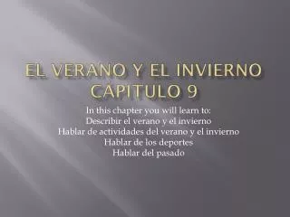 el verano y el invierno c pitulo 9