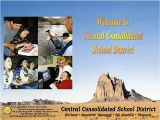 Welcome to Central Consolidated School District