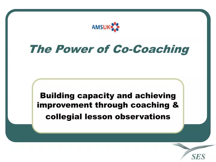 the power of co coaching