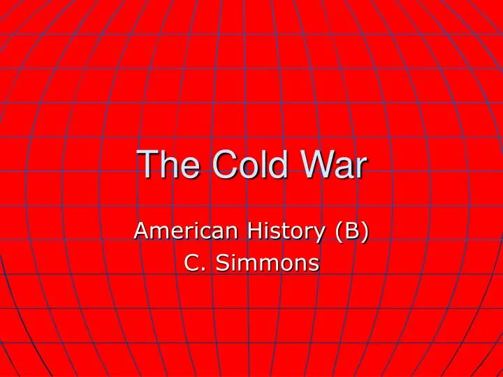 the cold war