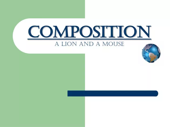 composition a lion and a mouse