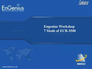 Engenius Workshop 7 Mode of ECB-3500