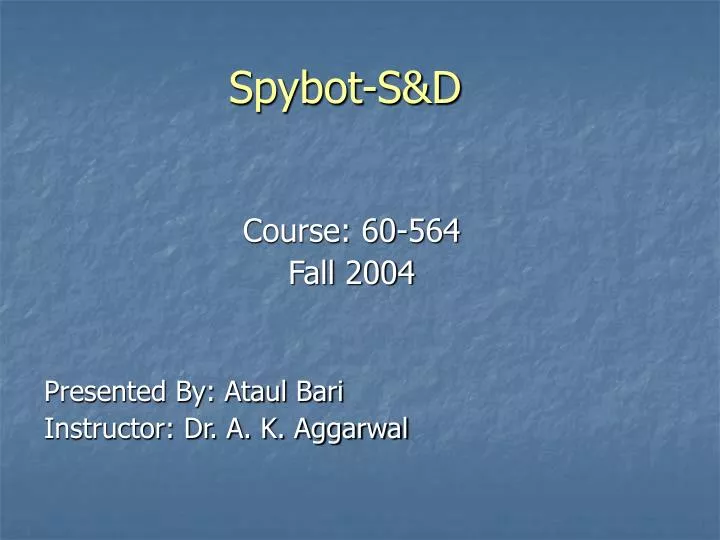 spybot s d