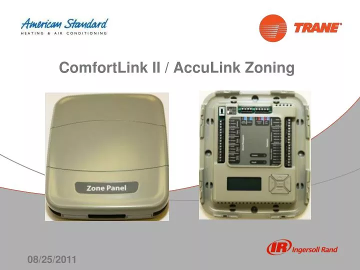 comfortlink ii acculink zoning