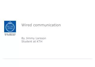 Wired communication