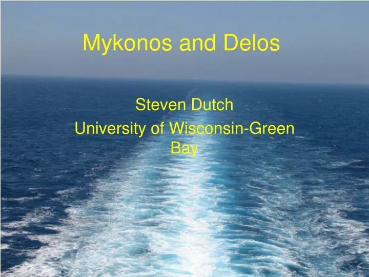 mykonos and delos