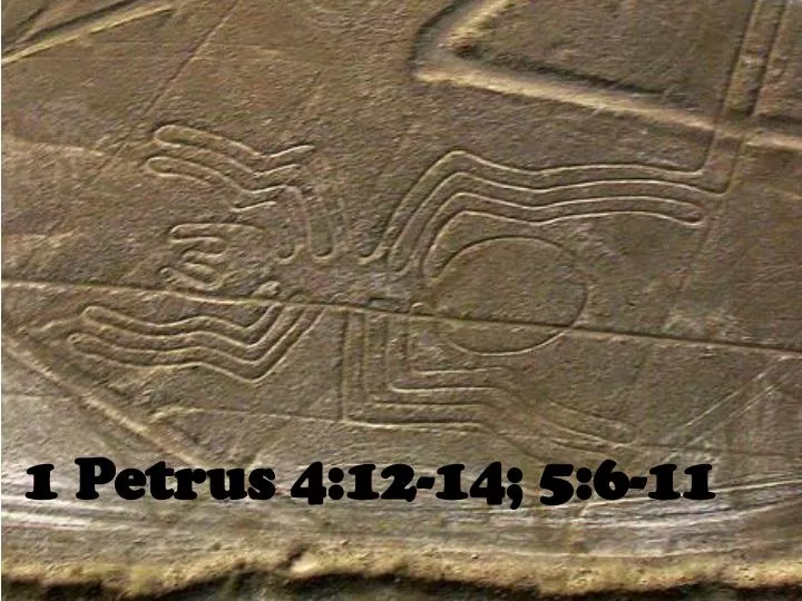 1 petrus 4 12 14 5 6 11