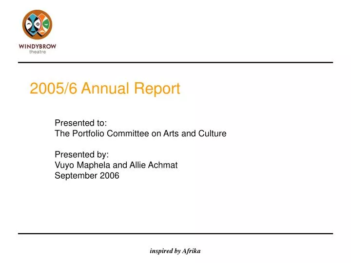 2005 6 annual report