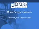 Home Energy Solutions - slide 1