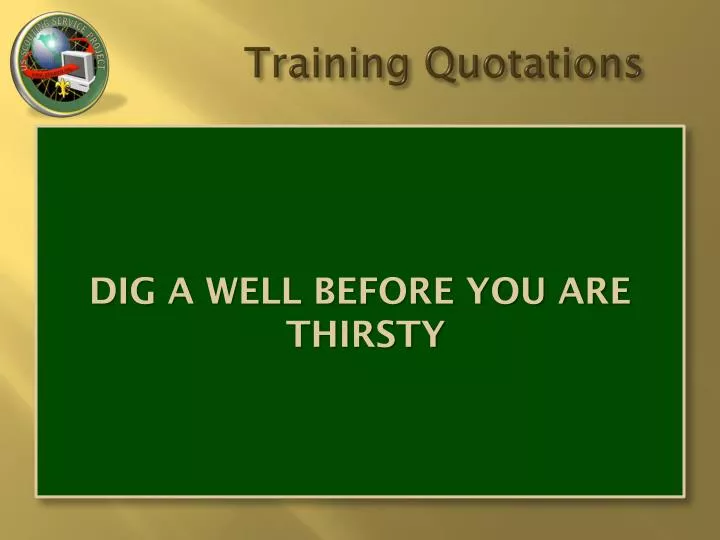 training quotations