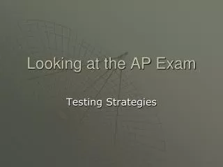 Looking at the AP Exam