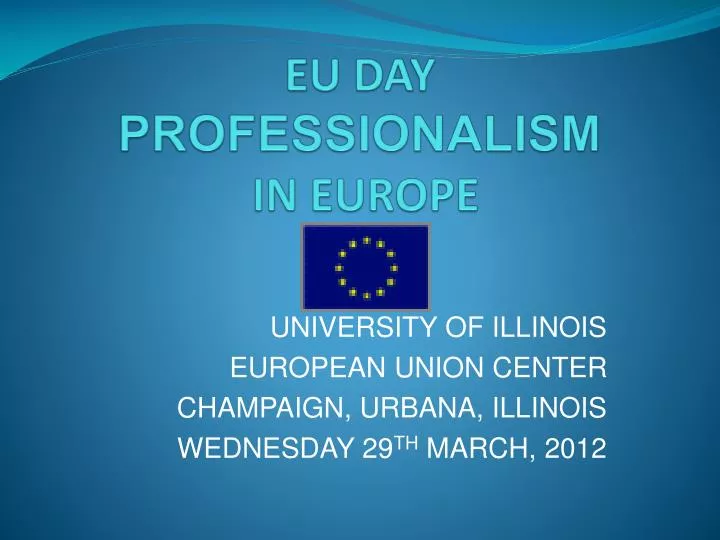 eu day professionalism in europe