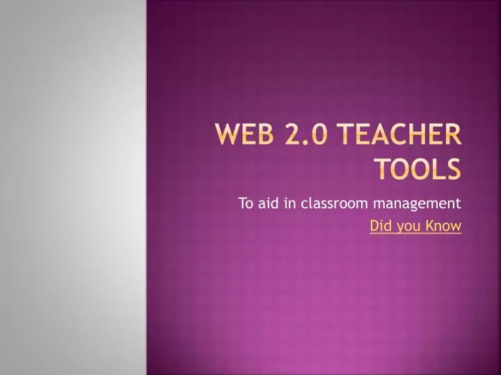 web 2 0 teacher tools