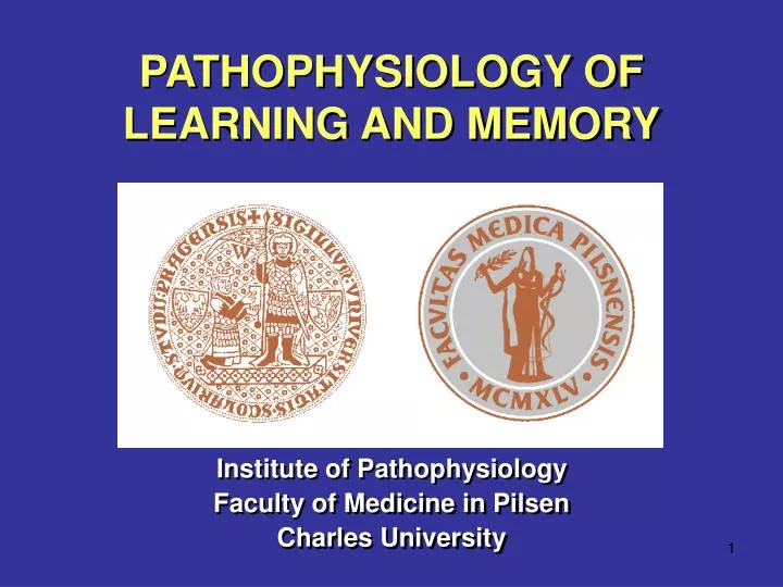 pathophysiology of learning and memory