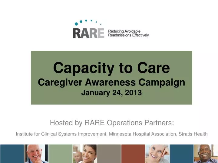 capacity to care caregiver awareness campaign january 24 2013