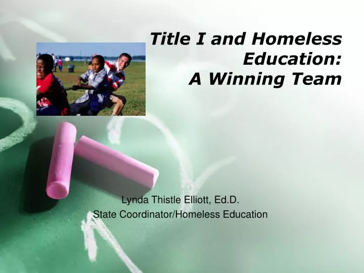 title i and homeless education a winning team